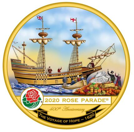 Rose Parade float coin design