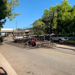 Our float during construction